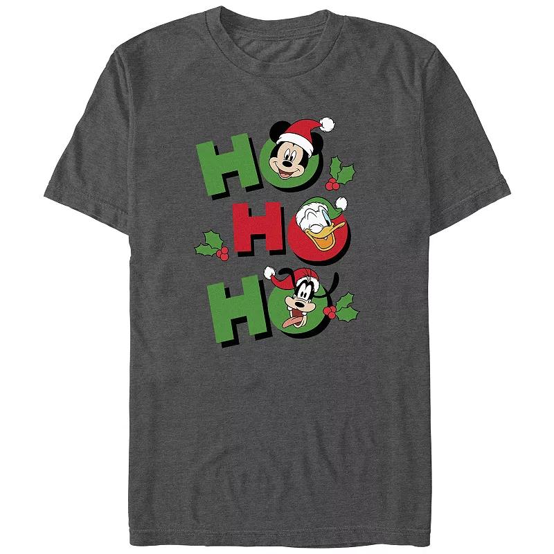 Disney's Mickey Mouse And Friends Ho Ho Ho Big & Tall Graphic Tee, Men's,  Product Image