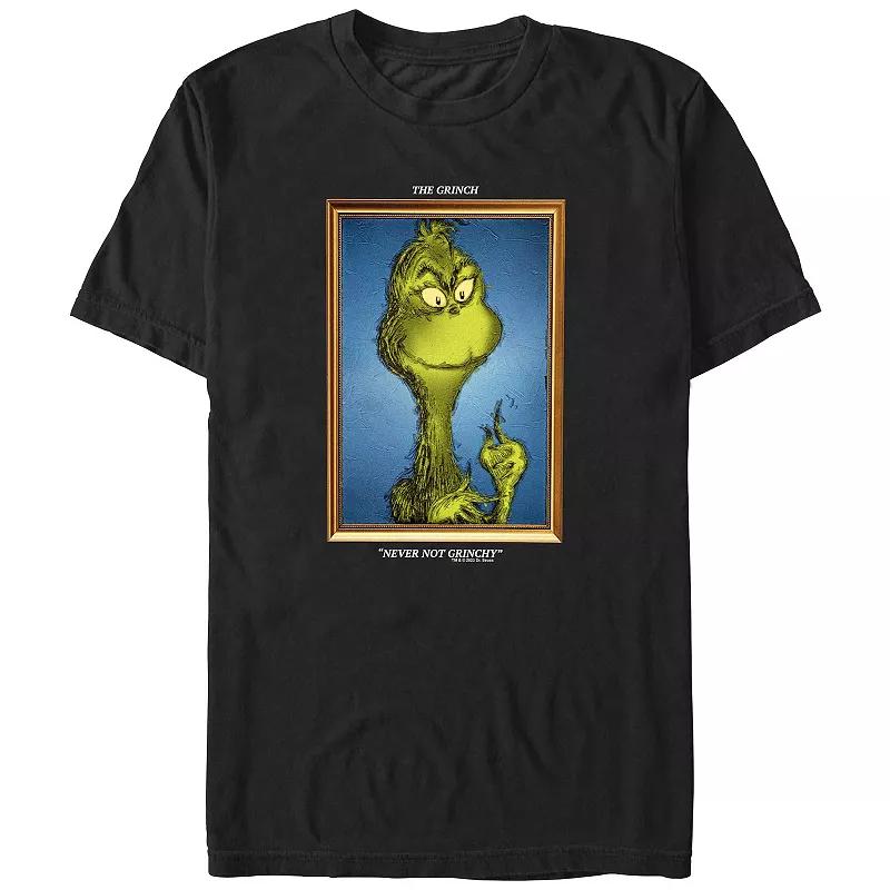 Big & Tall Dr. Seuss Grinch Portrait Never Not Grinchy Graphic Tee, Men's,  Product Image