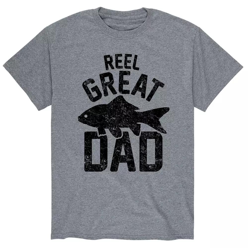 Men's "Reel Great Dad" Fishing Tee,  Product Image