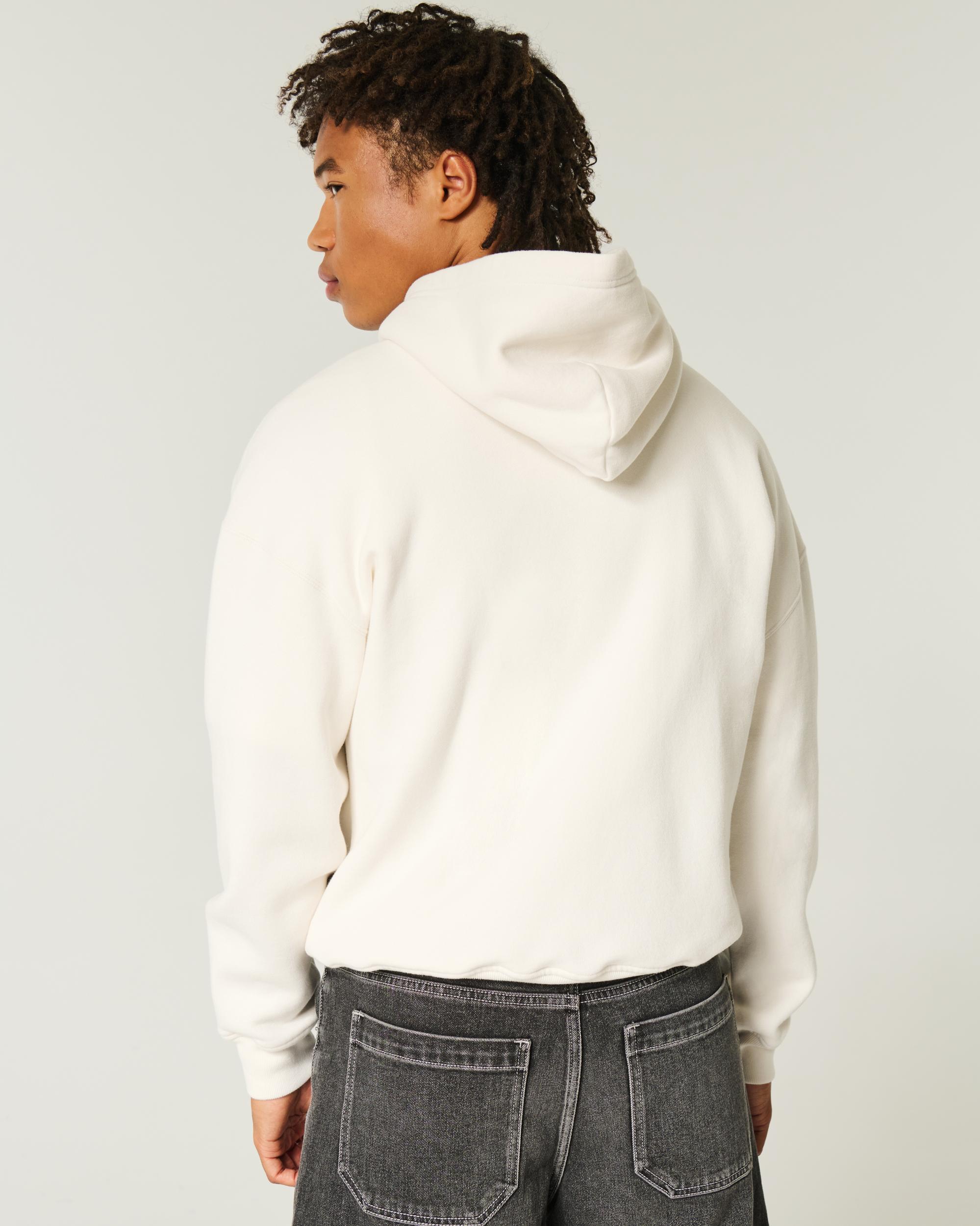 Boxy UConn Graphic Hoodie Product Image