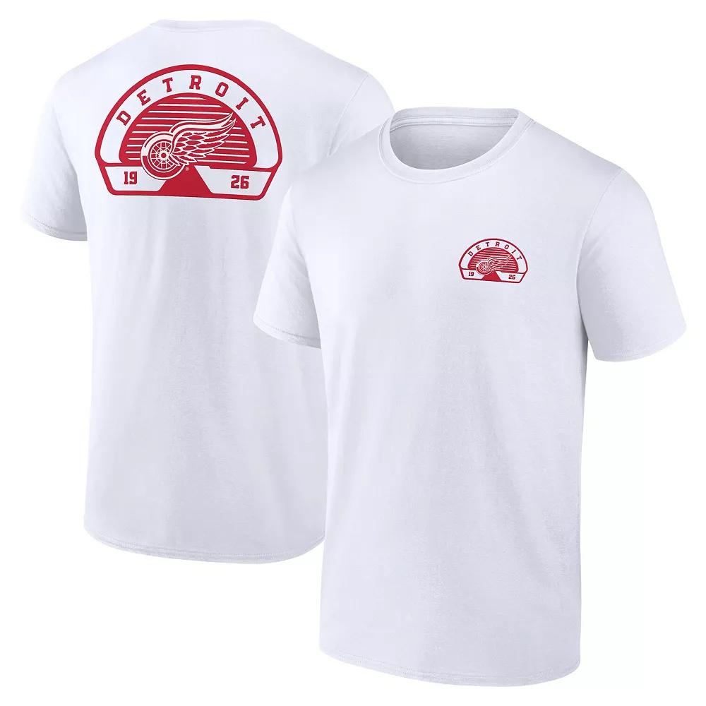 Men's Fanatics White Detroit Red Wings Valor T-Shirt, Size: Medium Product Image