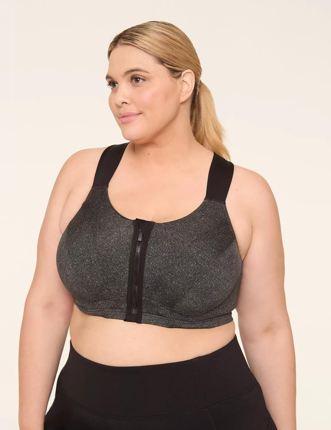 LIVI Max Support Comfort Zip-Front Sports Bra Product Image