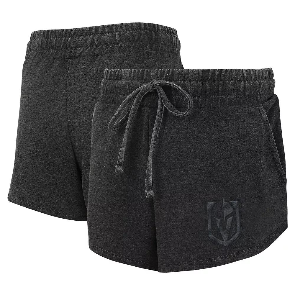Women's Concepts Sport Charcoal Vegas Golden Knights Volley Fleece Shorts,  Product Image