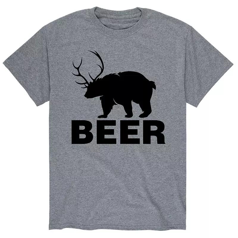 Men's Hunting Beer Bear Tee,  Product Image