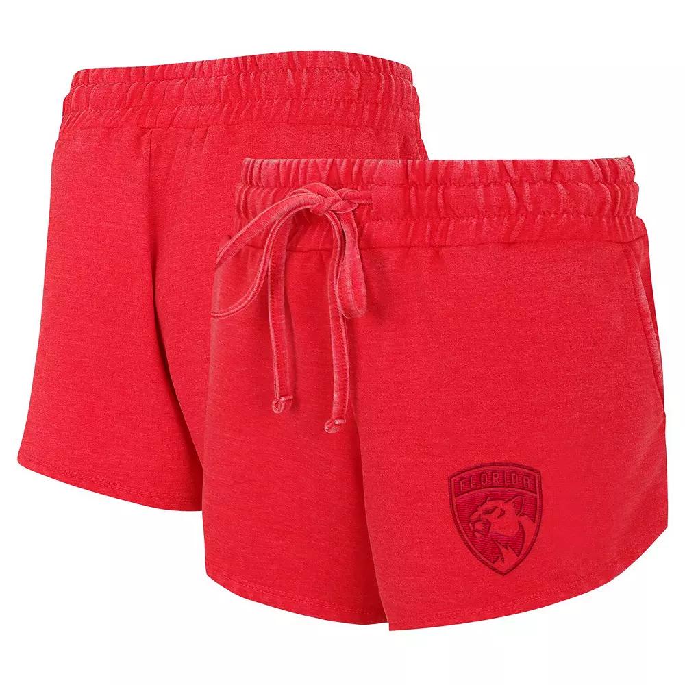 Women's Concepts Sport Red Florida Panthers Volley Fleece Shorts, Size: Medium, Pnt Red Product Image