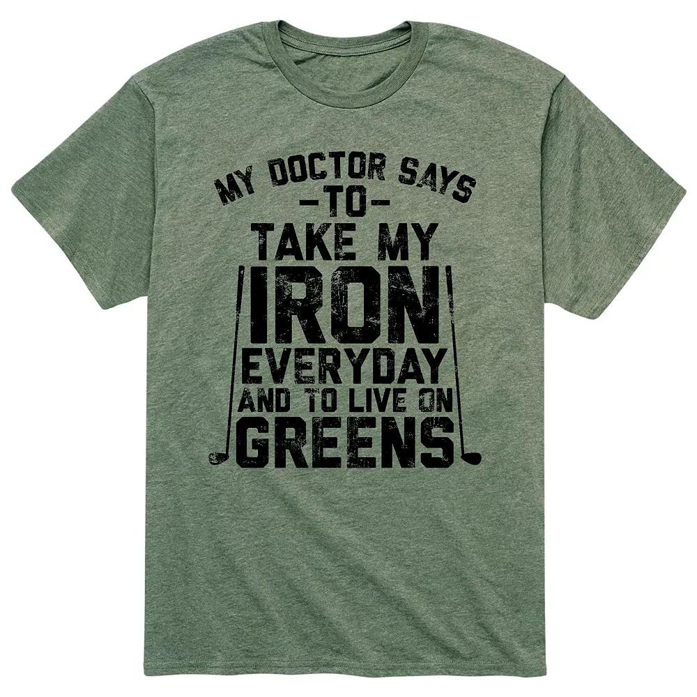 Men's Take My Iron And Live On Greens Tee,  Product Image