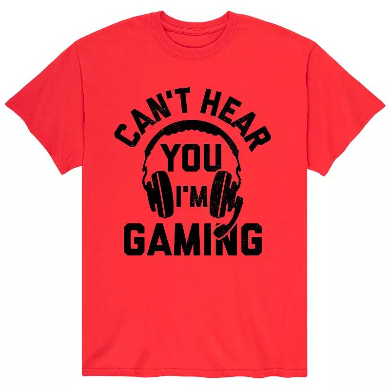Men's Cant Hear You Gaming Tee,  Product Image