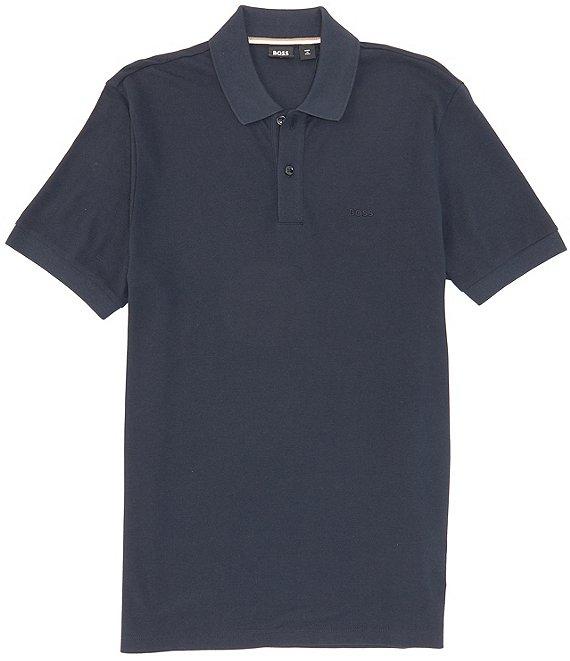 Hugo Boss BOSS Pallas Pima Cotton Short Sleeve Polo Shirt Product Image