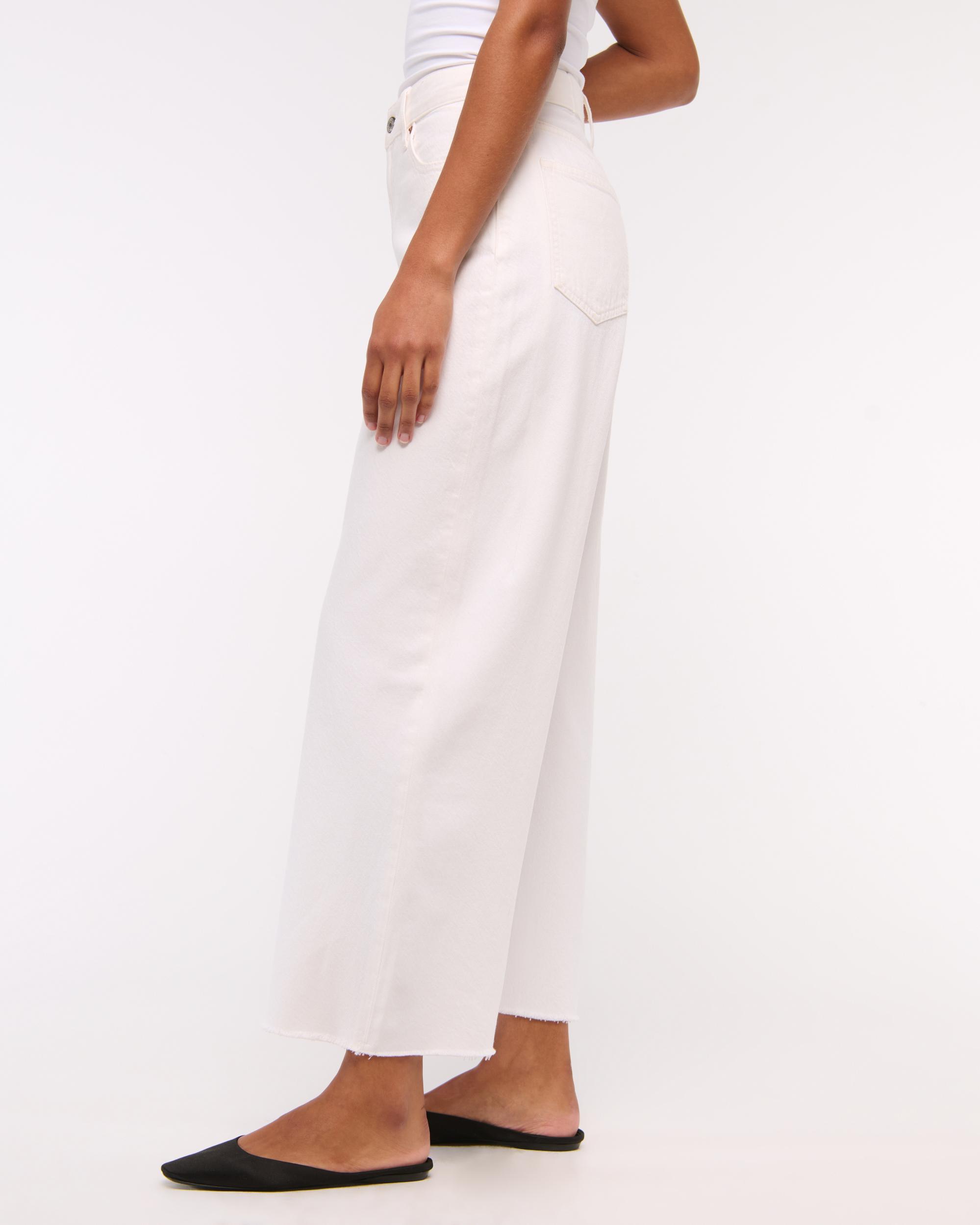 Curve Love High Rise Cropped Wide Leg Jean Product Image