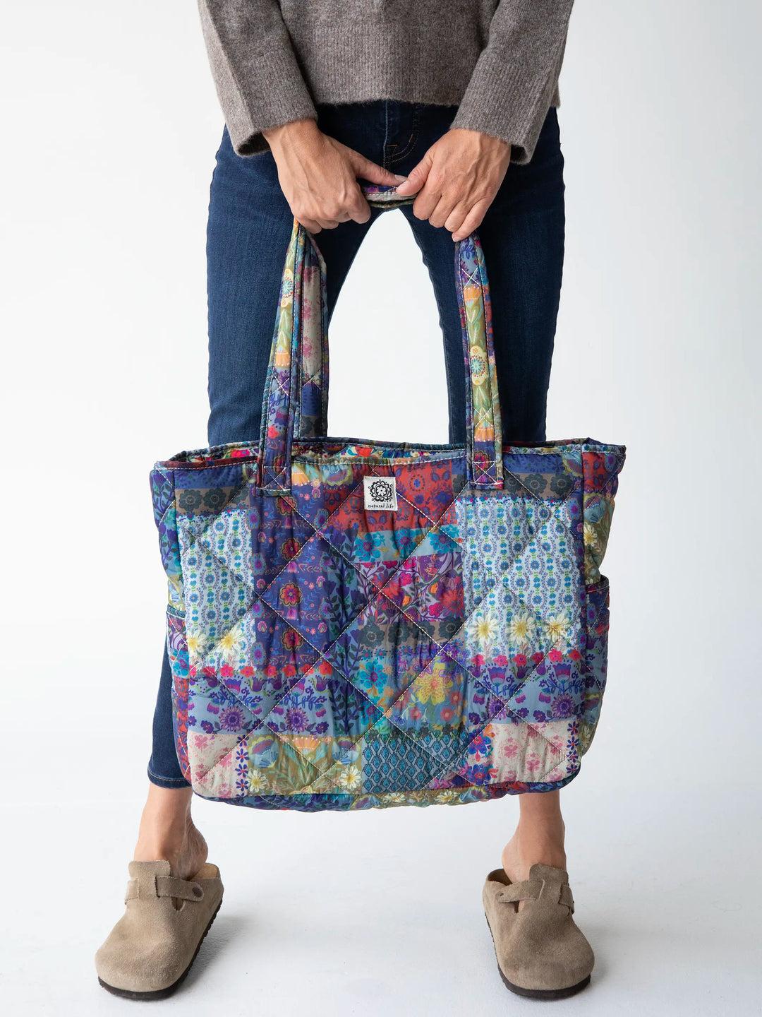 Reversible Puffy Tote Bag Product Image