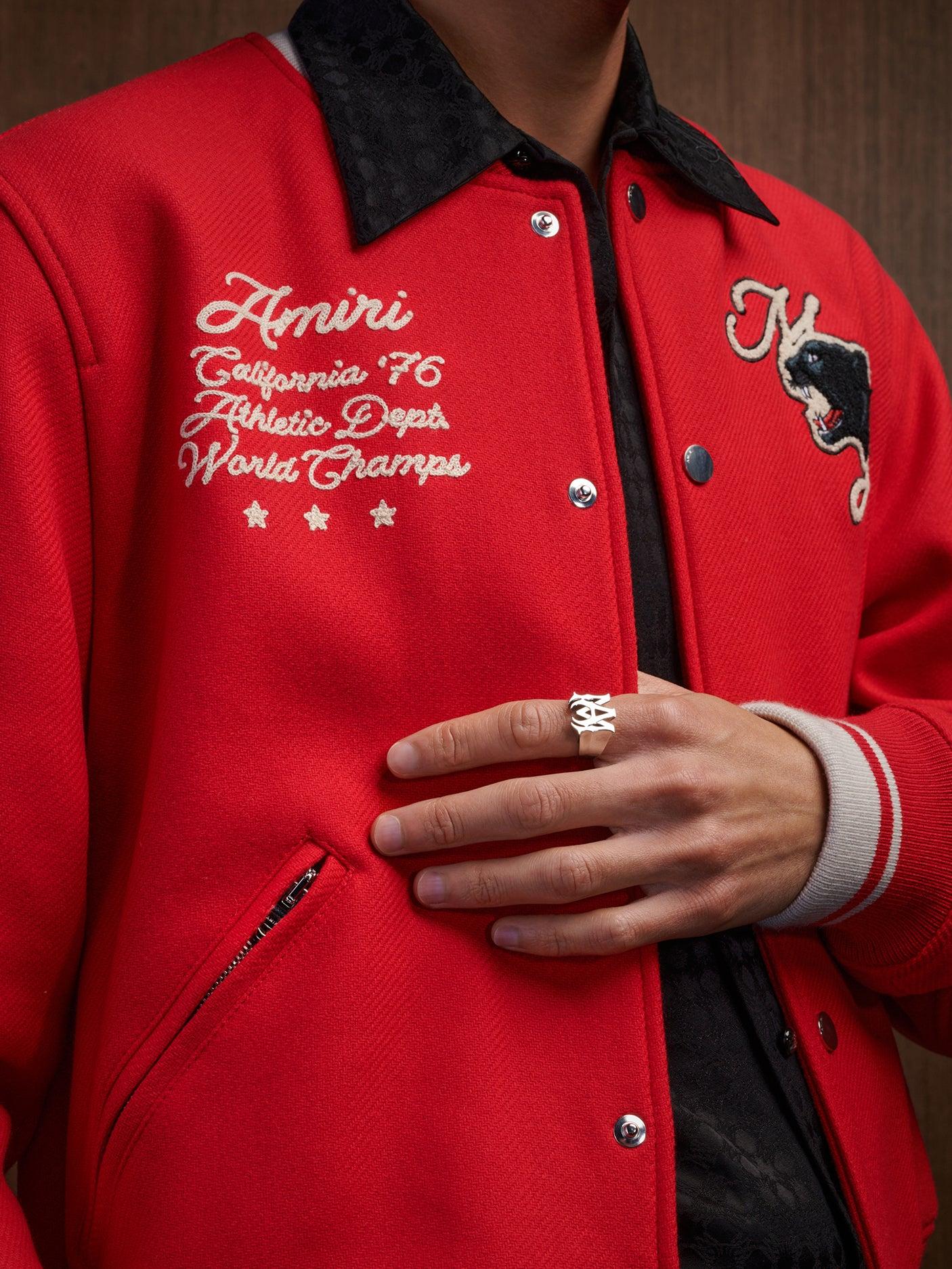 AMIRI PANTHER BOMBER - Varsity Red Product Image