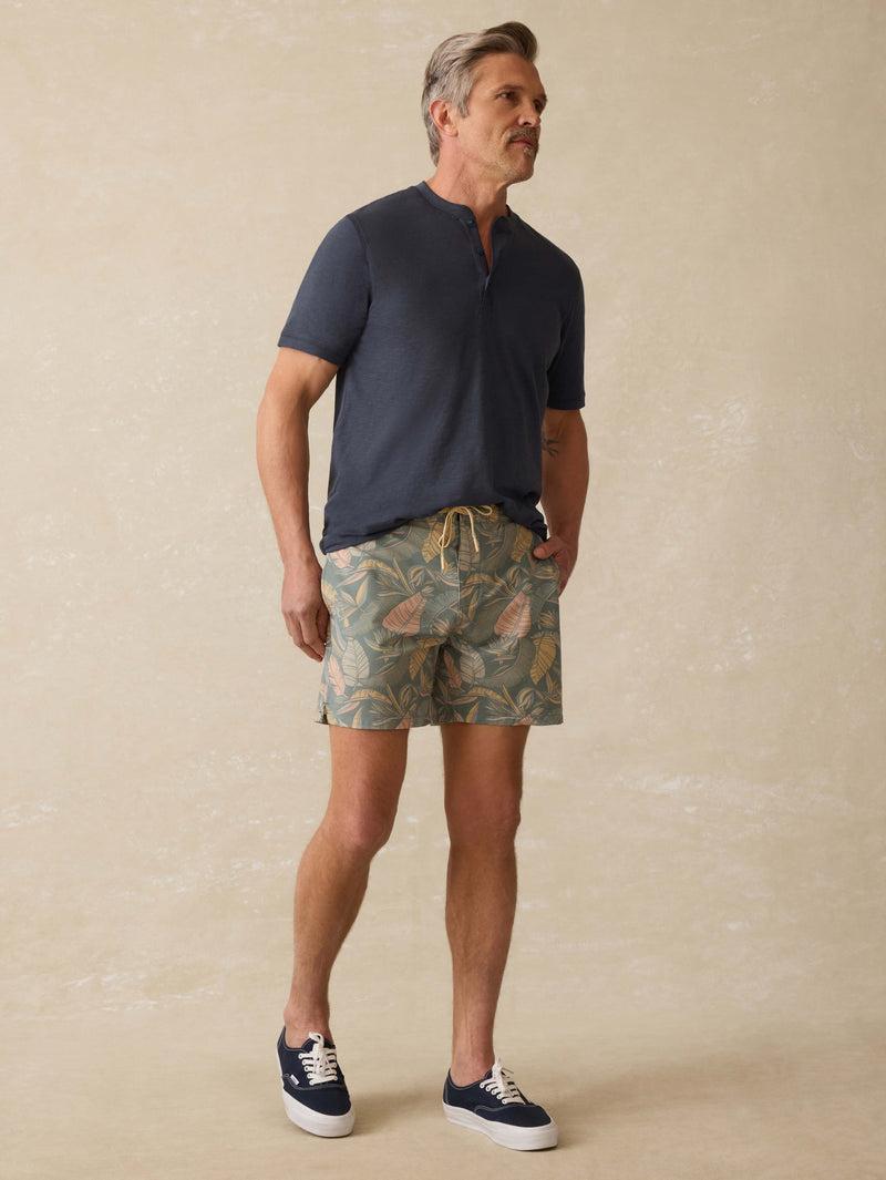 Biarritz Boardshort - Valley Sunwashed Leaves Product Image