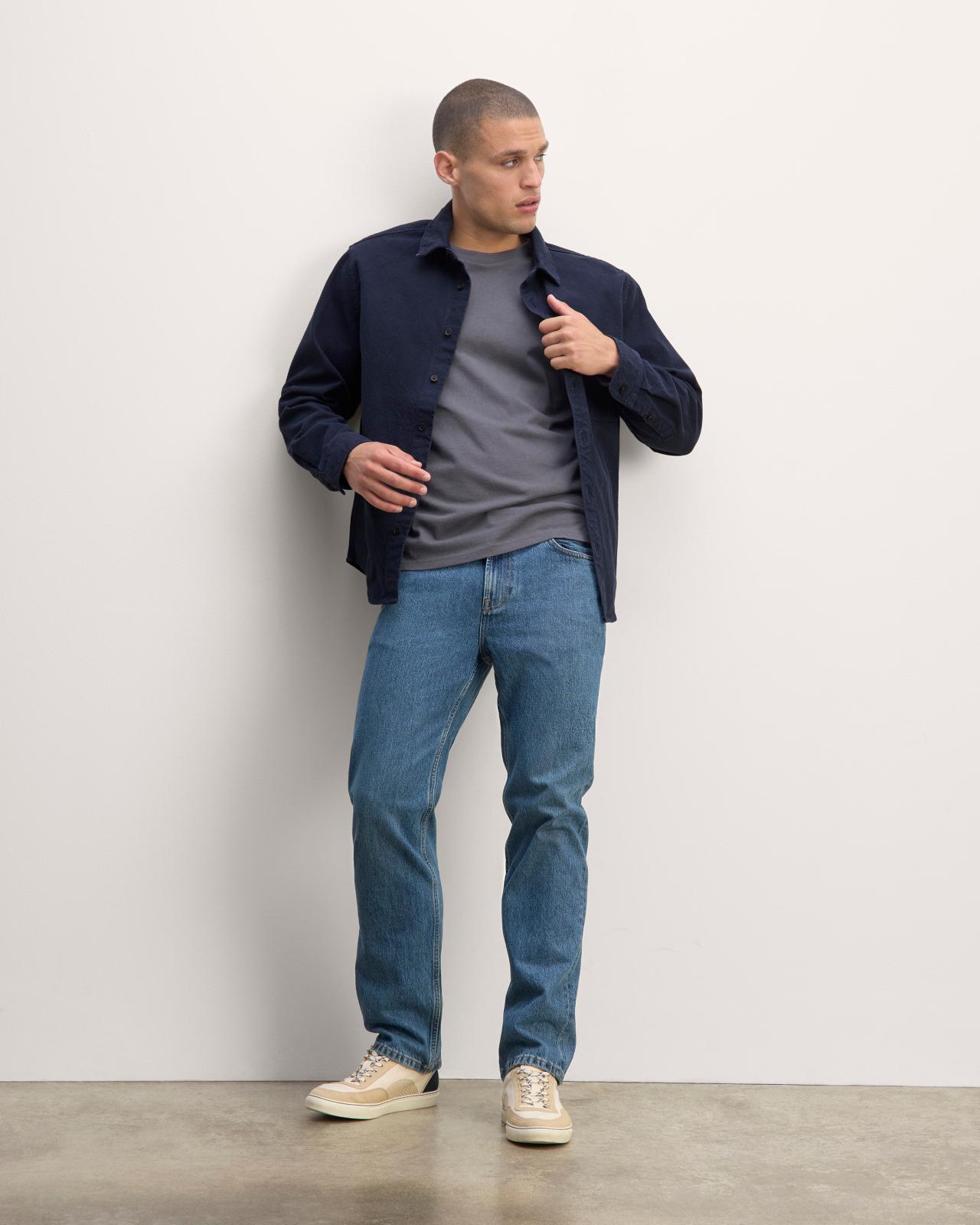 Mens Canvas Organic Cotton Overshirt Sweater by Everlane Product Image