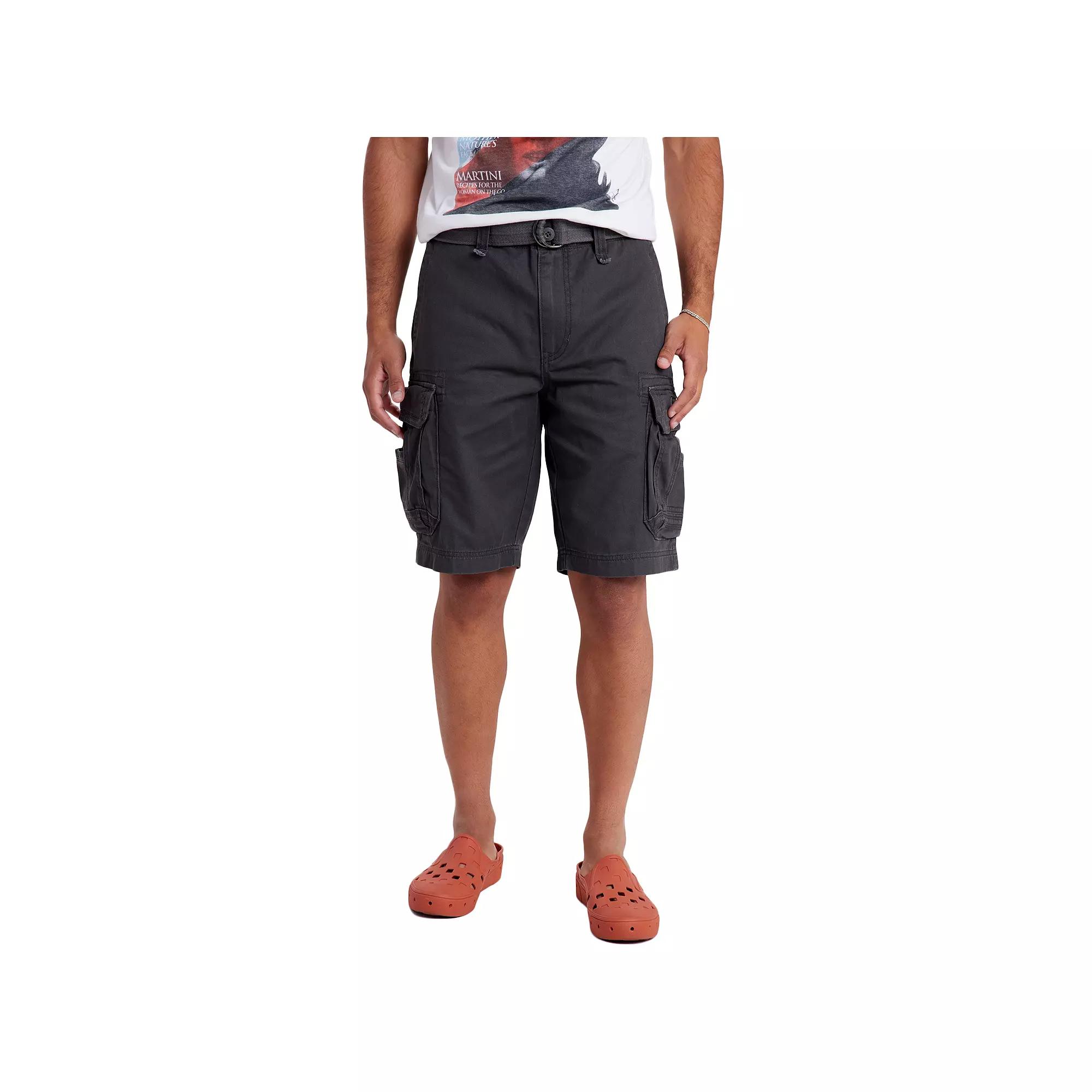 Men's UNIONBAY 11" Survivor Belted Cargo Shorts,  Product Image