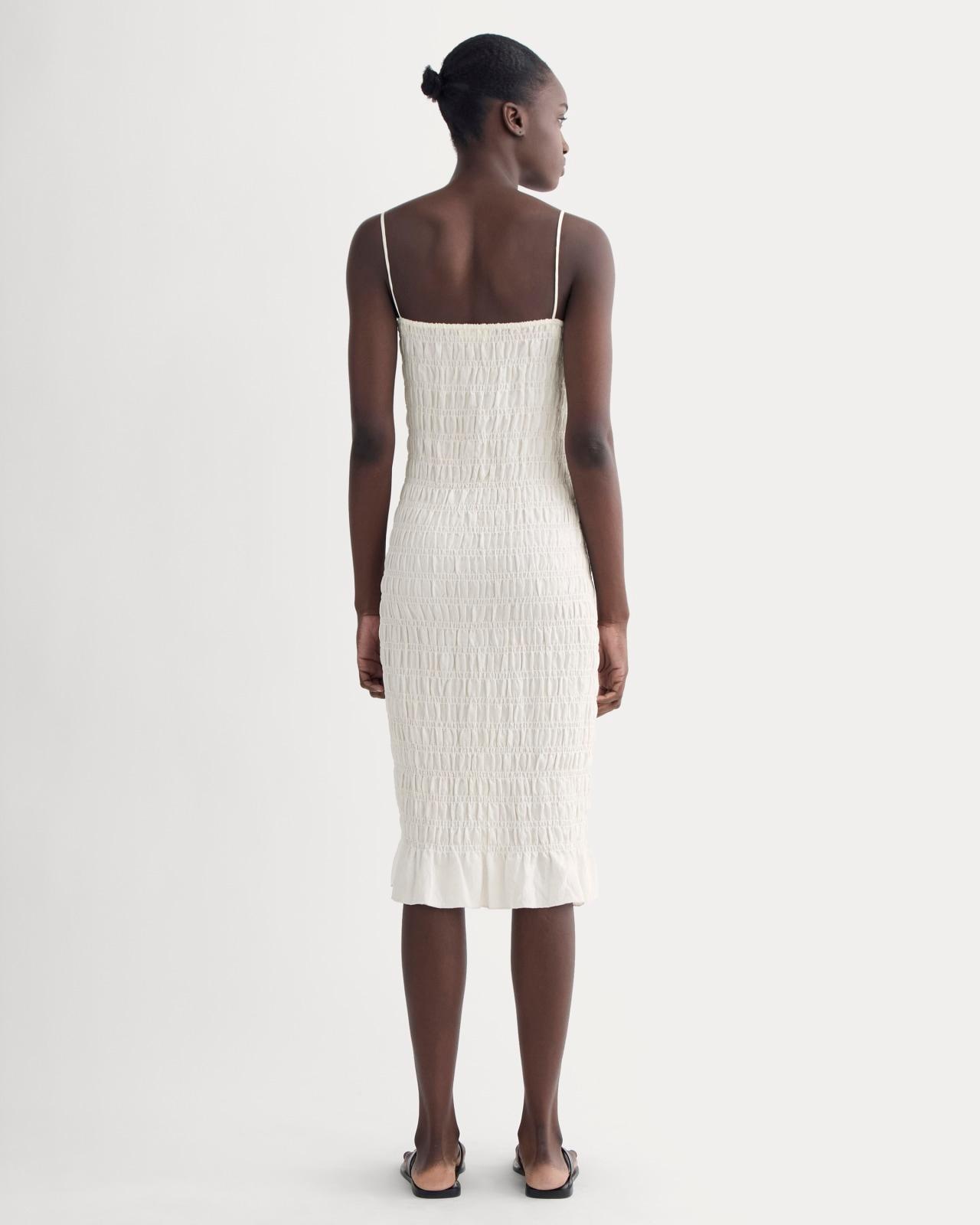 Womens Smocked Column Dress by Everlane Product Image