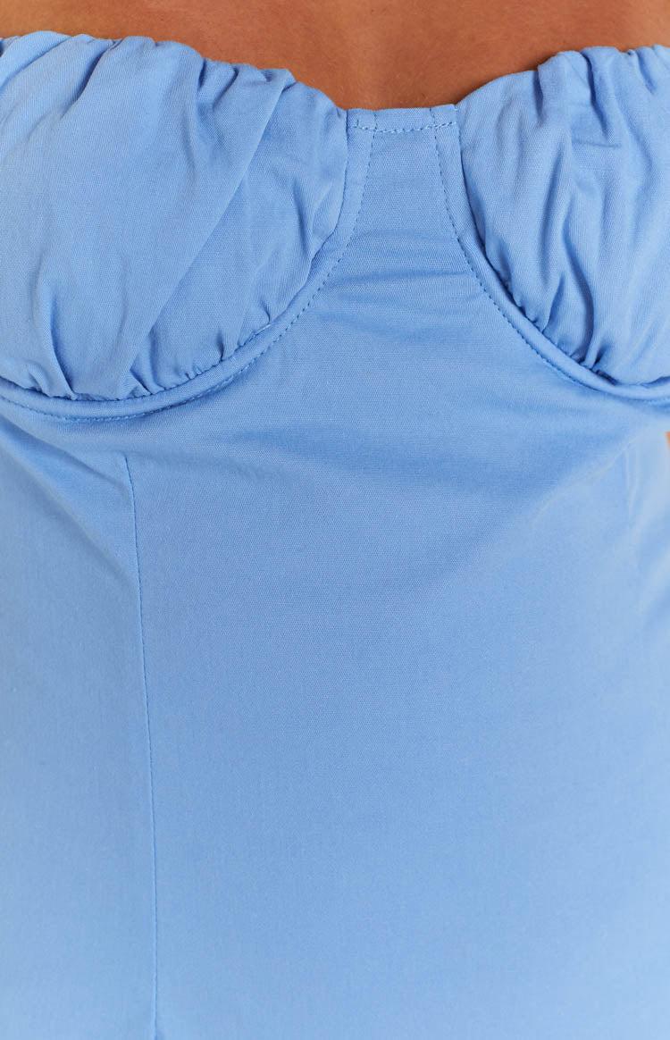 Love Again Blue Halter Mini Dress Baby Product Image