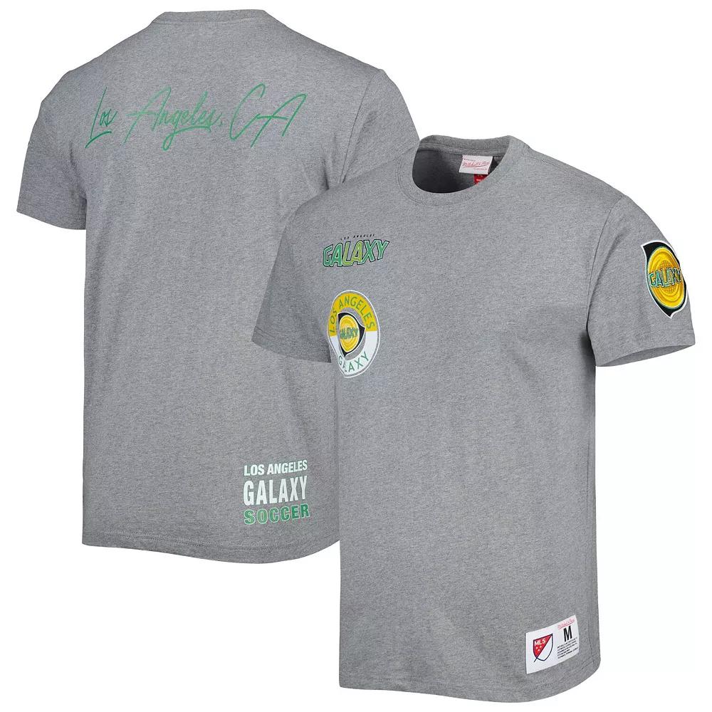 Men's Mitchell & Ness Gray LA Galaxy City Tee,  Product Image