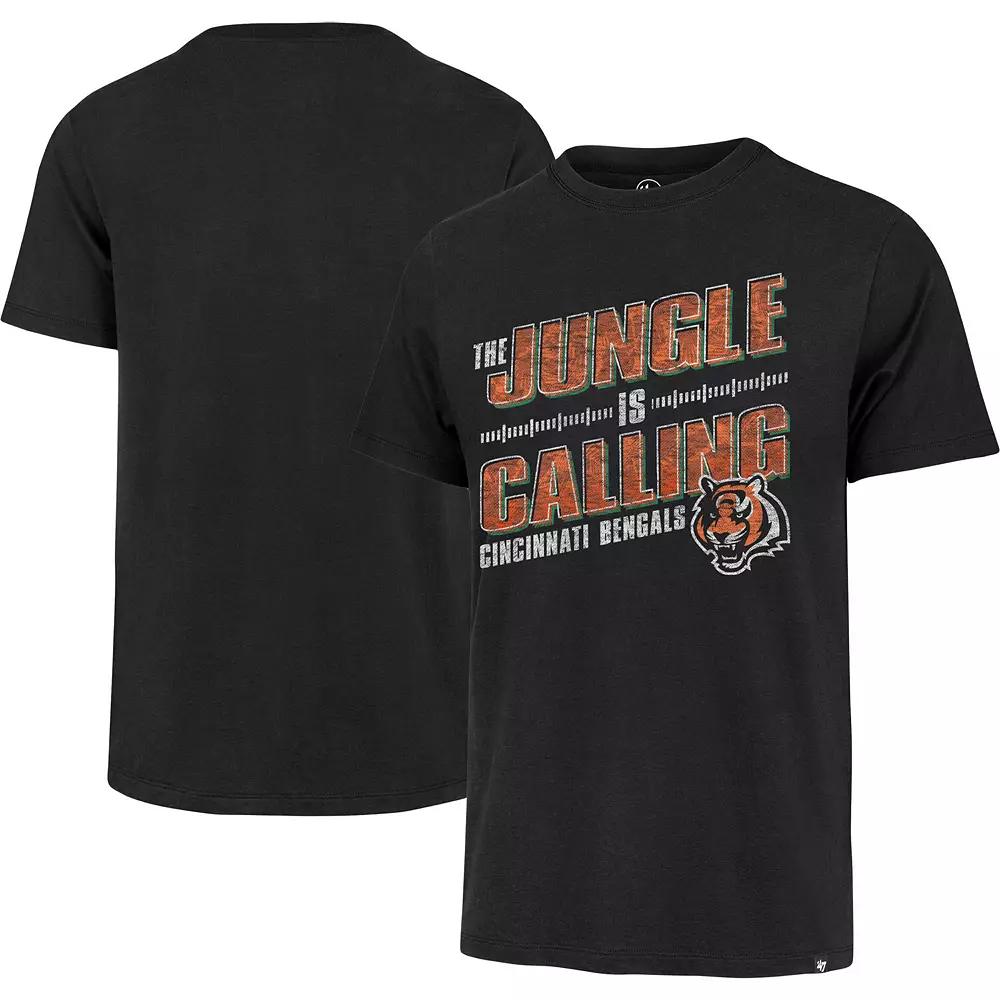 Men's '47 Black Cincinnati Bengals Regional Franklin T-Shirt,  Product Image