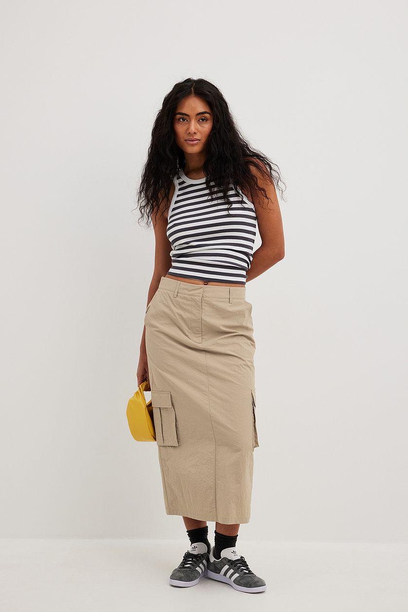 Striped Ribbed Tank Product Image