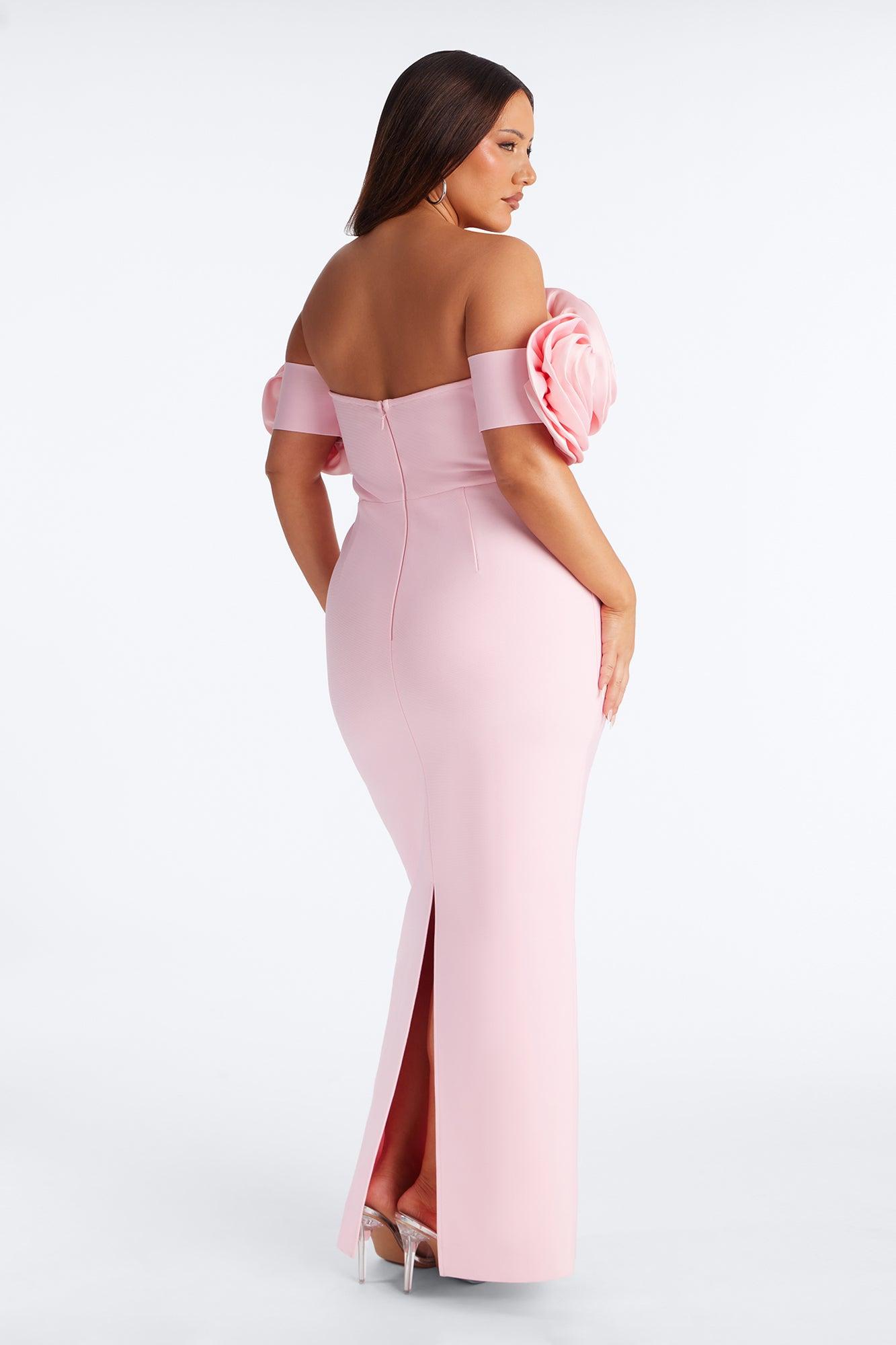 Rosetta Bandage Gown - Light Pink Female Product Image
