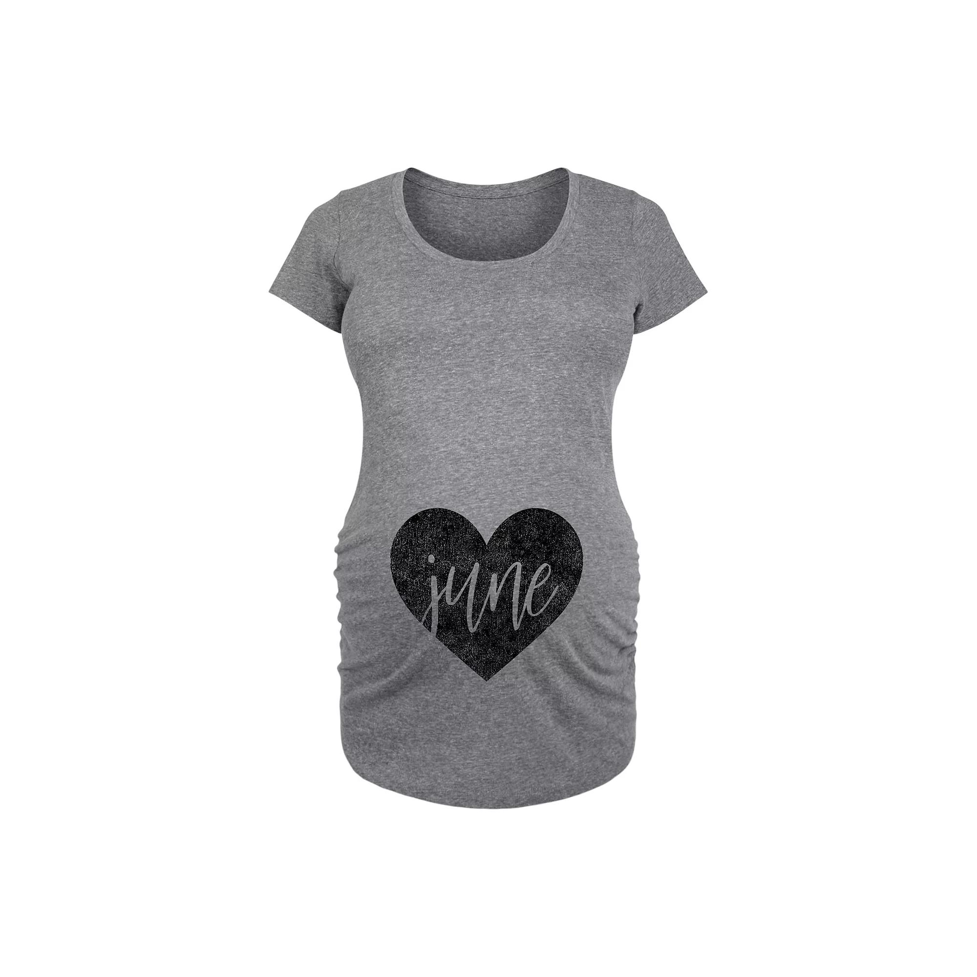 Maternity Heart June Graphic Tee, Women's,  Product Image
