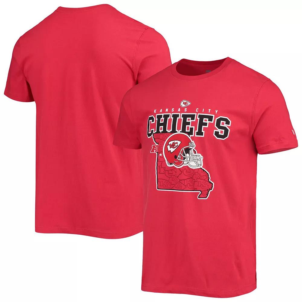 Men's New Era Red Kansas City Chiefs Local Pack T-Shirt, Size: XL Product Image