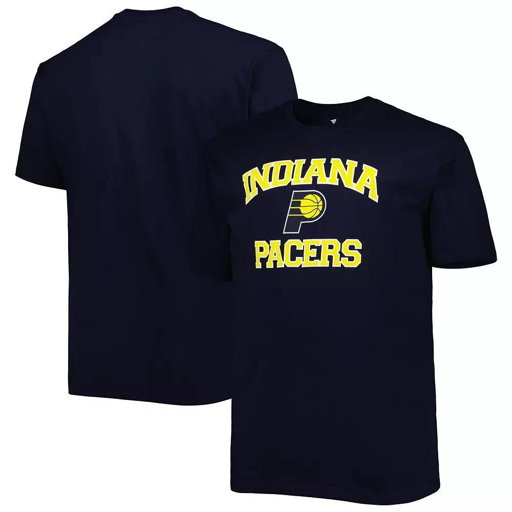Men's Navy Indiana Pacers Big & Tall Heart & Soul T-Shirt, Size: 2XB, Blue Product Image