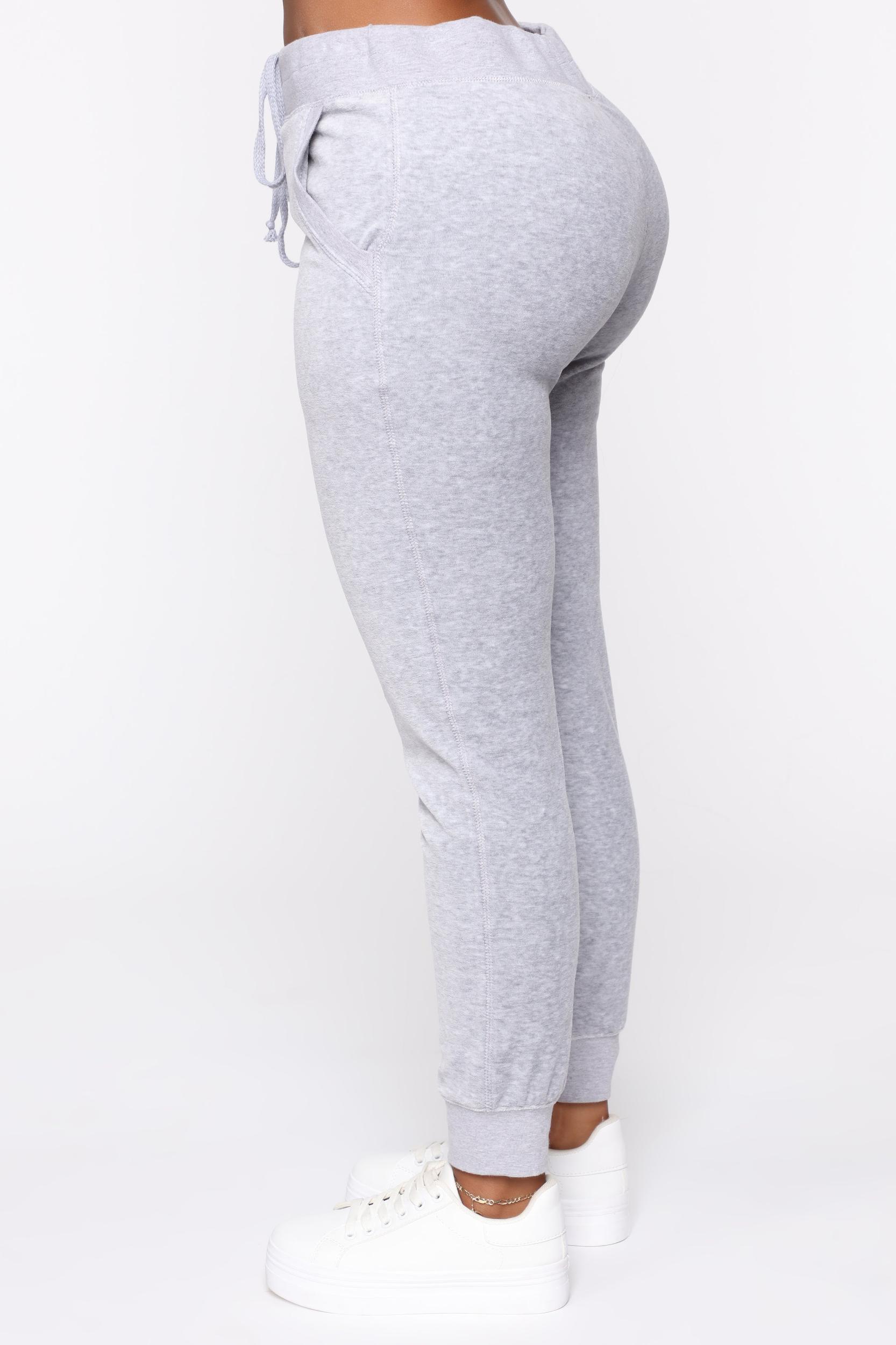 The Original Trendsetter Velour Set - Heather Grey Product Image