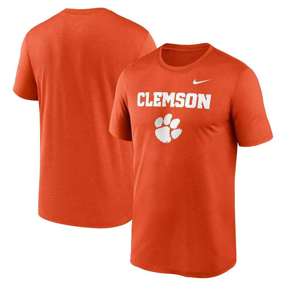 Men's Nike Orange Clemson Tigers Lockup Legend Performance T-Shirt,  Product Image