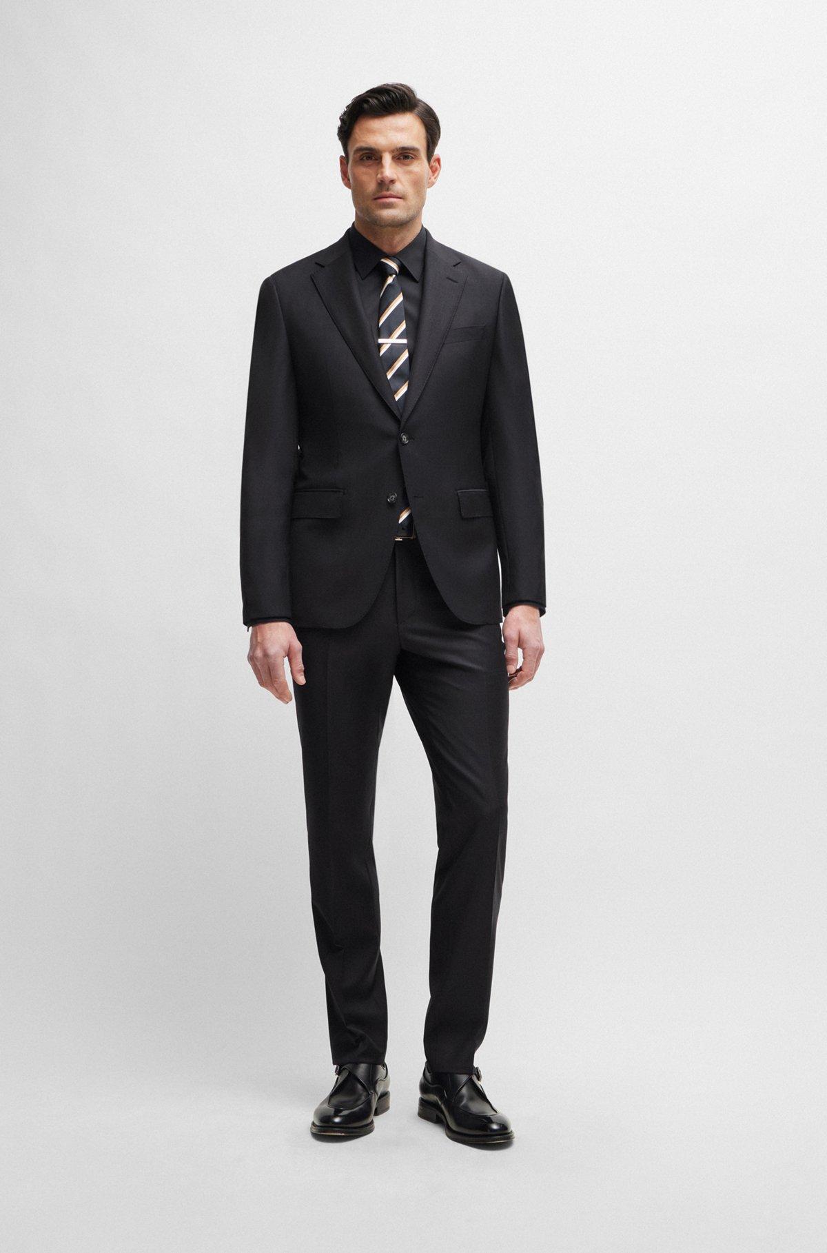 Slim-fit shirt in poplin with stretch Product Image