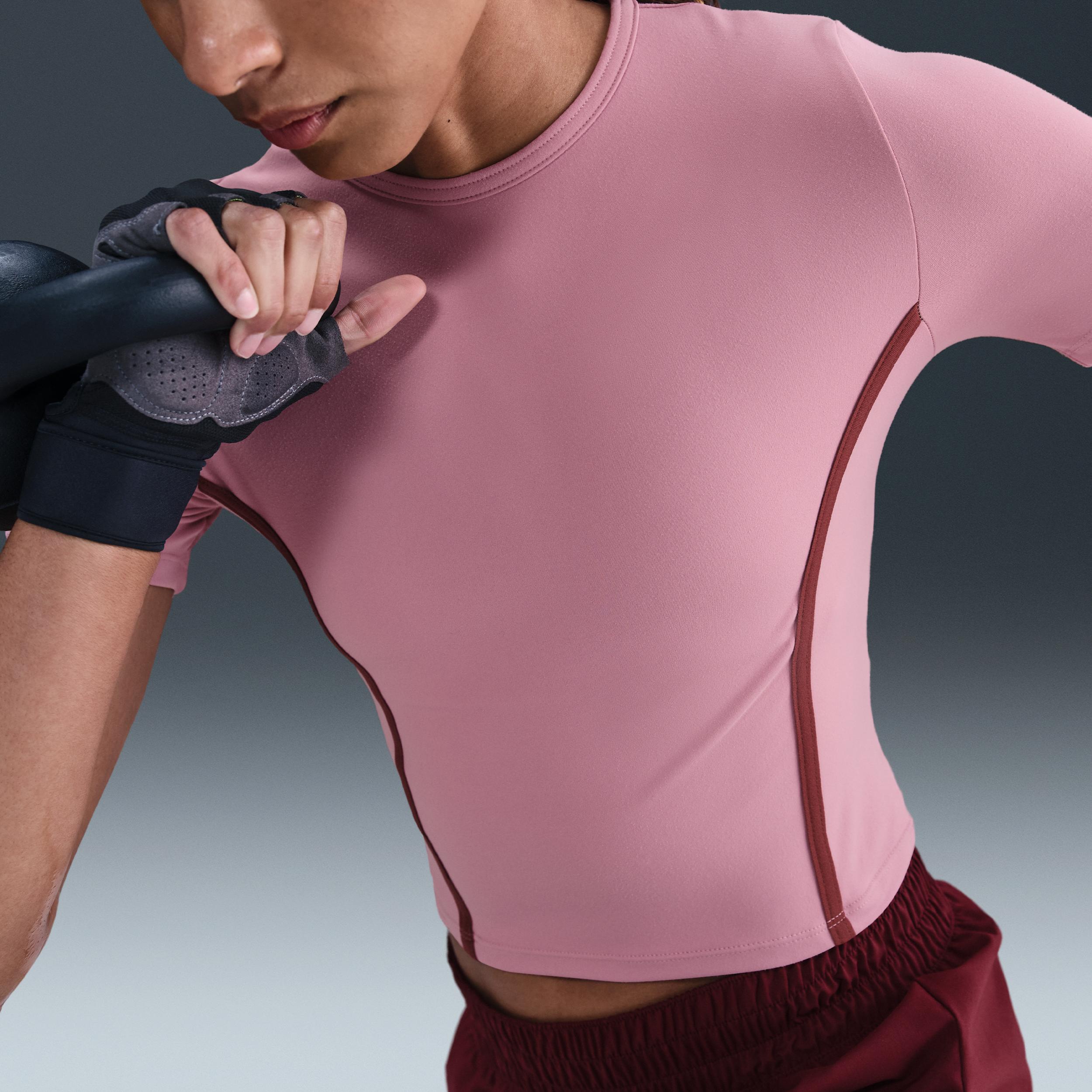 Nike Women's One Fitted Dri-FIT Short-Sleeve Top Product Image