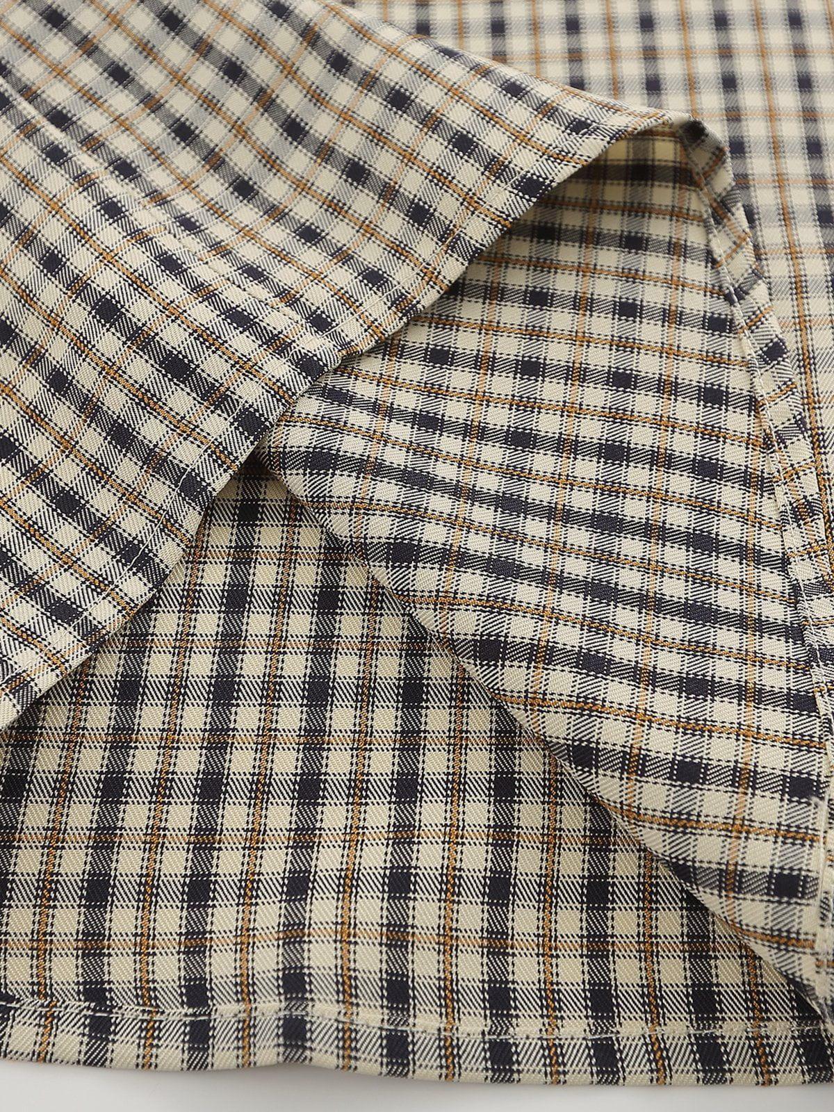 Aelfric Eden Plaid Embroidery Shirt Product Image