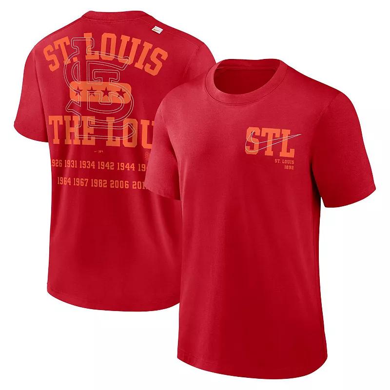 Men's Nike Red St. Louis Cardinals Statement Game Over T-Shirt,  Product Image