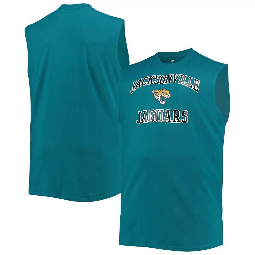 Men's Teal Jacksonville Jaguars Big & Tall Muscle Tank Top, Size: 3XLT, Blue Product Image