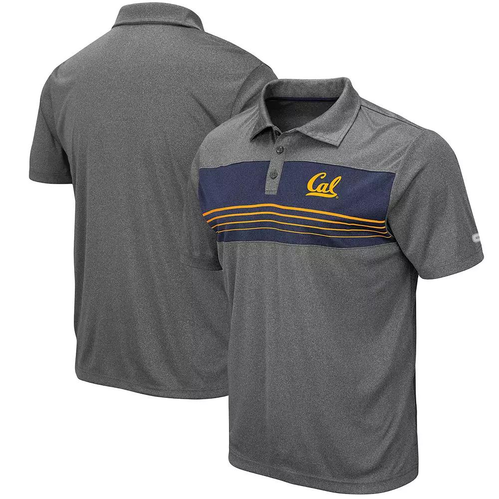 Men's Colosseum Heathered Charcoal Washington Huskies Smithers Polo,  Product Image
