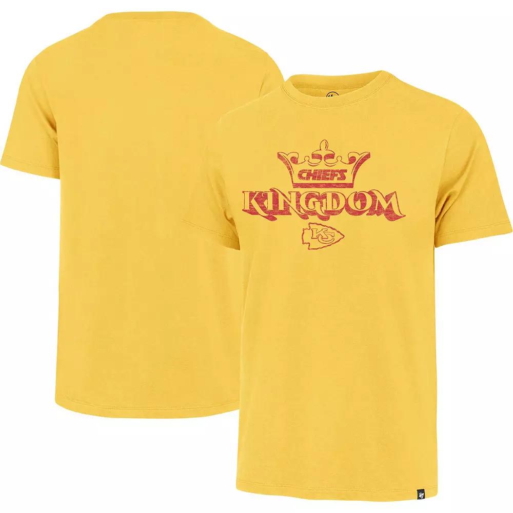 Men's '47 Gold Kansas City Chiefs Chiefs Kingdom Regional Franklin T-Shirt,  Product Image
