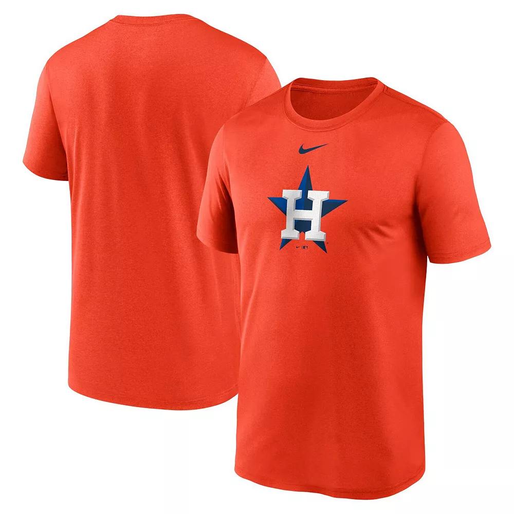 Men's Nike Orange Houston Astros Legend Fuse Large Logo Performance T-Shirt Product Image