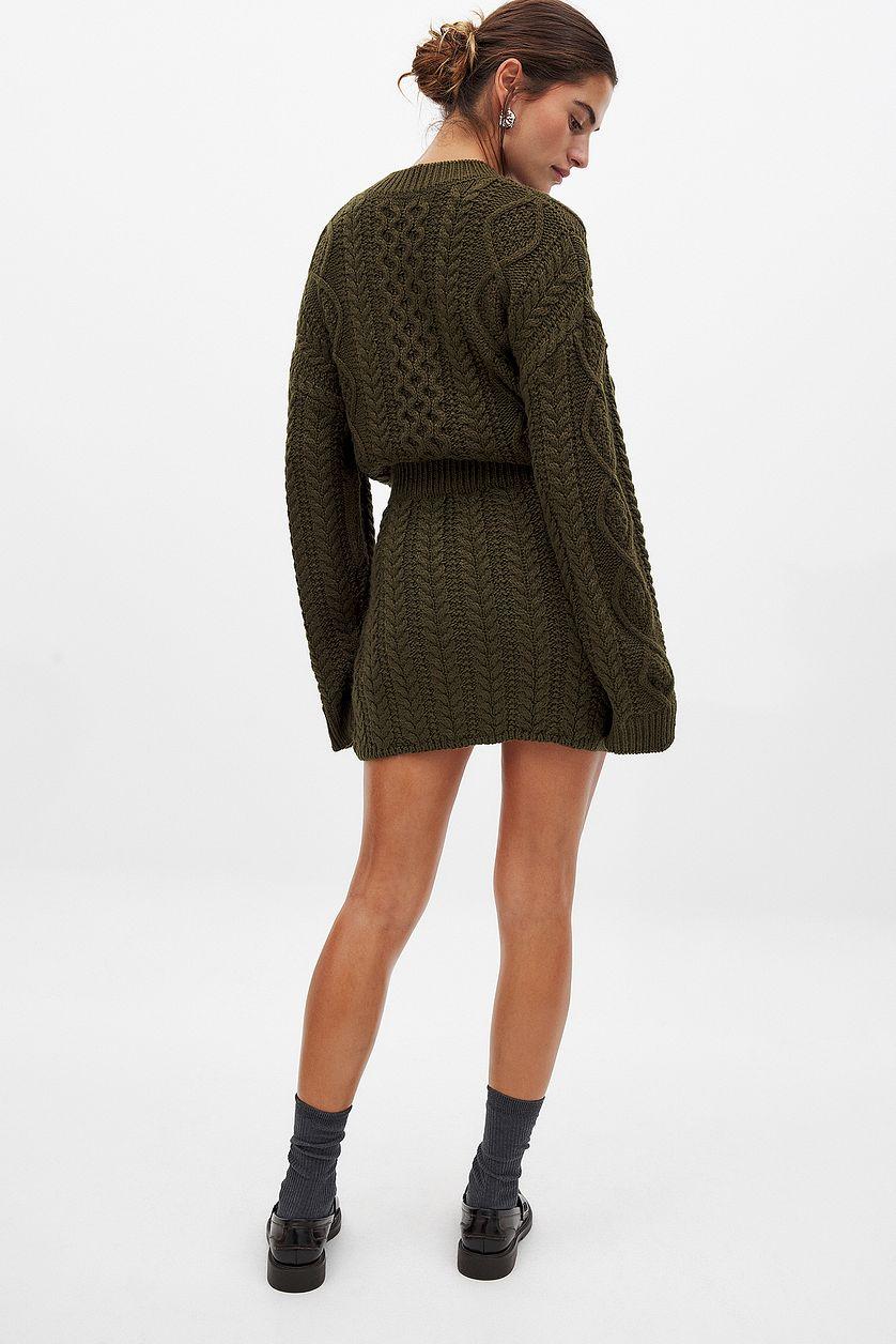 Knitted Mini Skirt Product Image