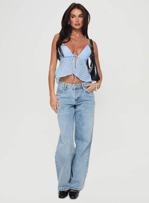 Elizaveta Top Blue Product Image