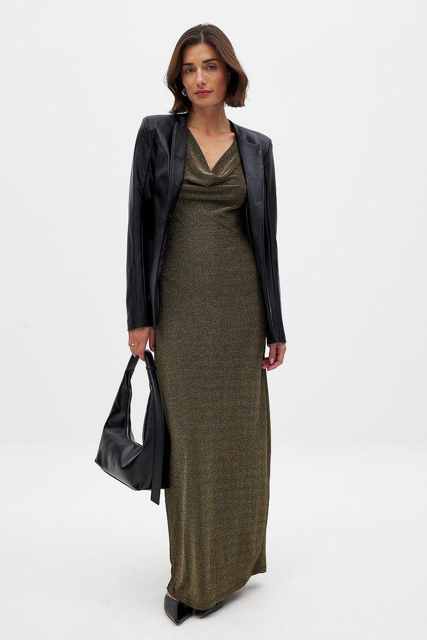 Waterfall Glitter Maxi Dress Product Image