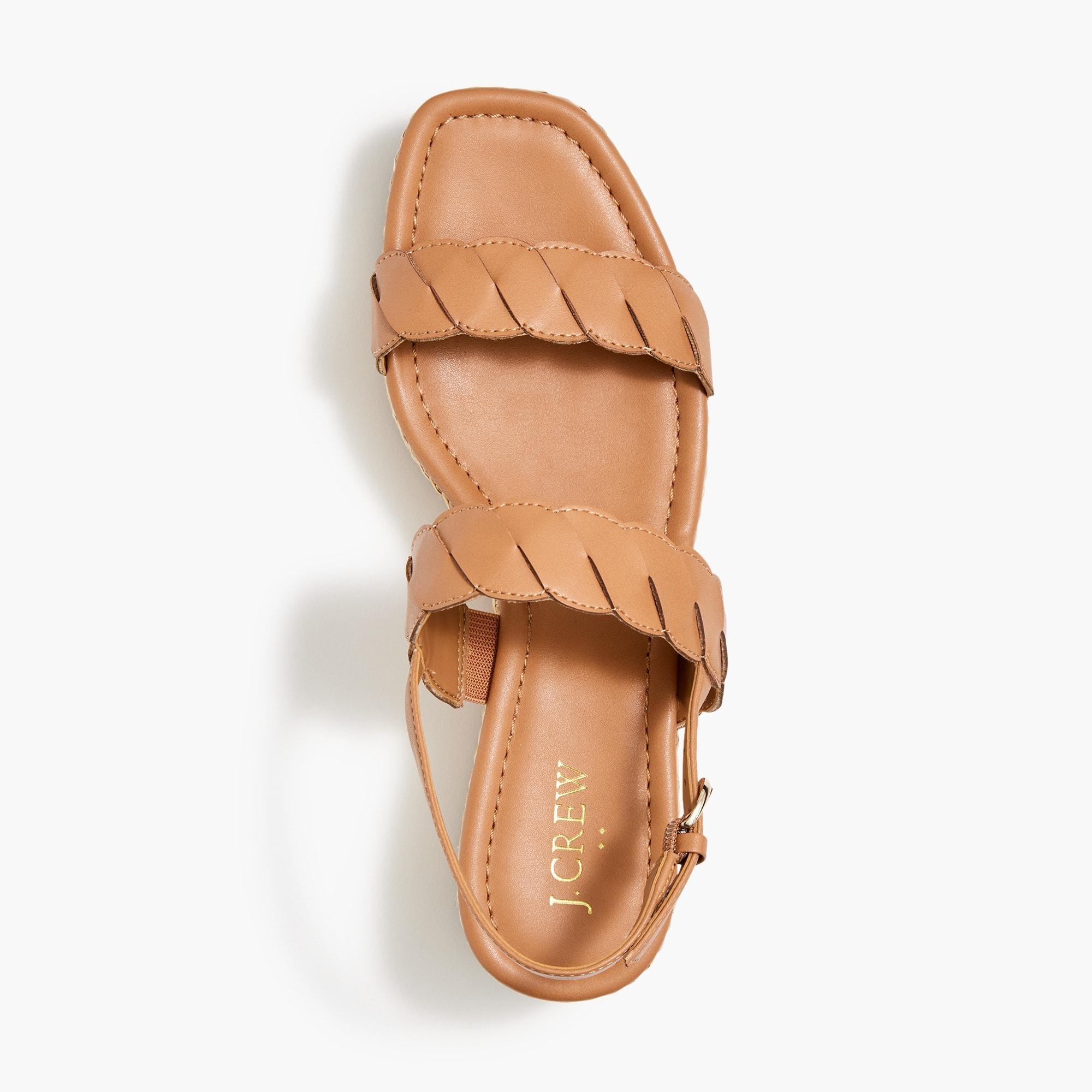 Braided wedge sandals Product Image