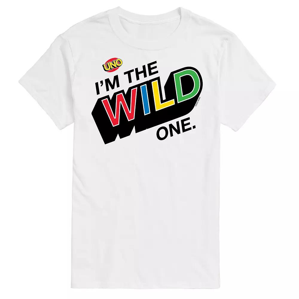 Big & Tall UNO Im The Wild One Tee, Men's,  Product Image
