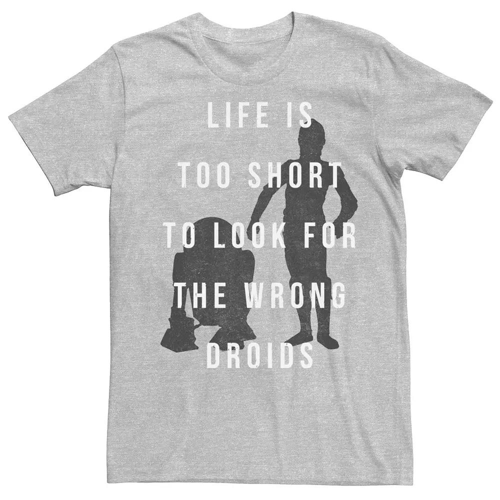 Men's Star Wars R2-D2 C-3PO Life's Too Short Graphic Tee,  Product Image