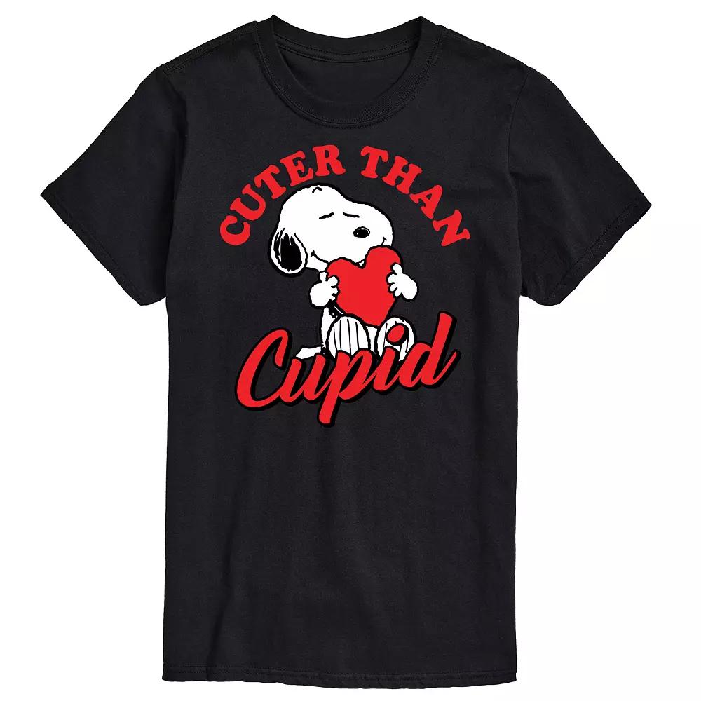 Big & Tall Peanuts Cuter Than Cupid Tee, Men's,  Product Image