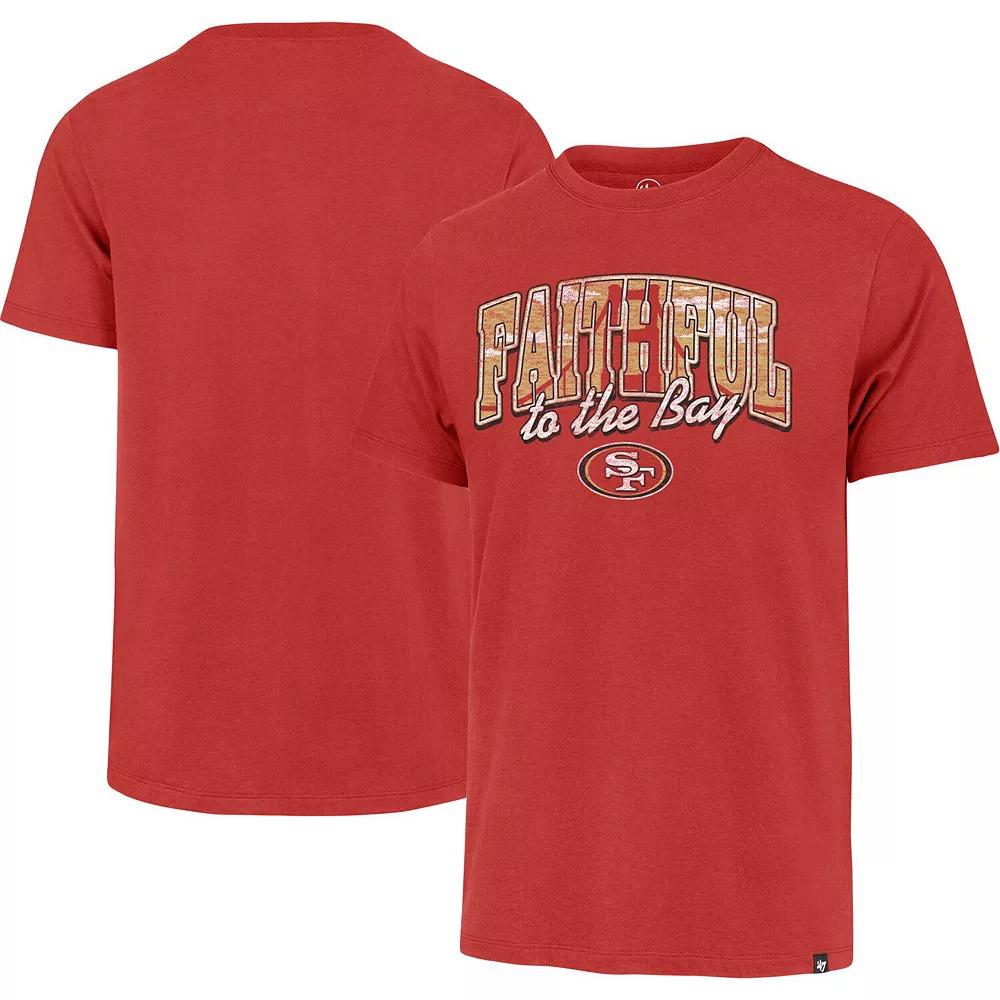 Men's '47 Scarlet San Francisco 49ers Regional Franklin T-Shirt,  Product Image