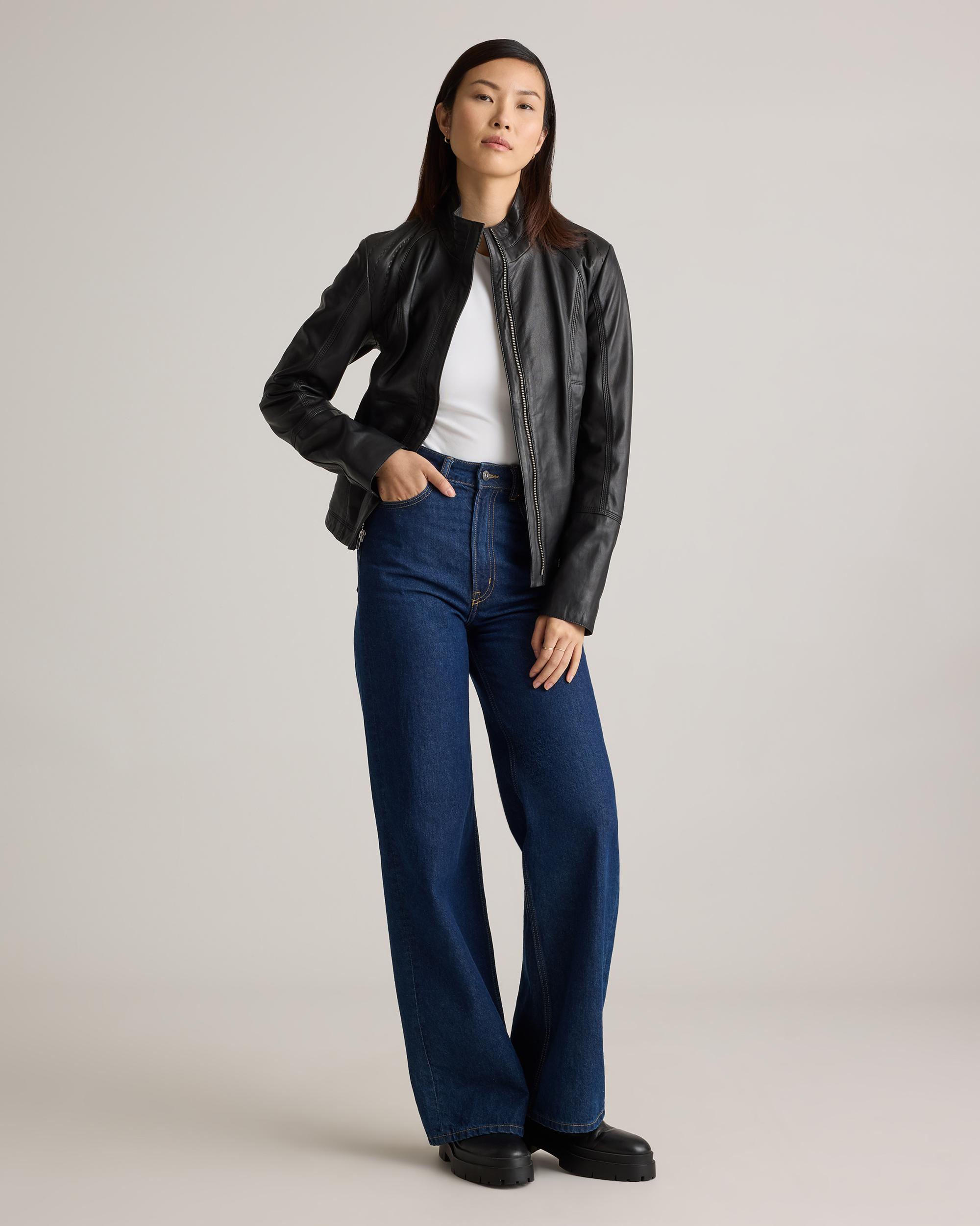 Quince | Women's Blazer Leather Product Image