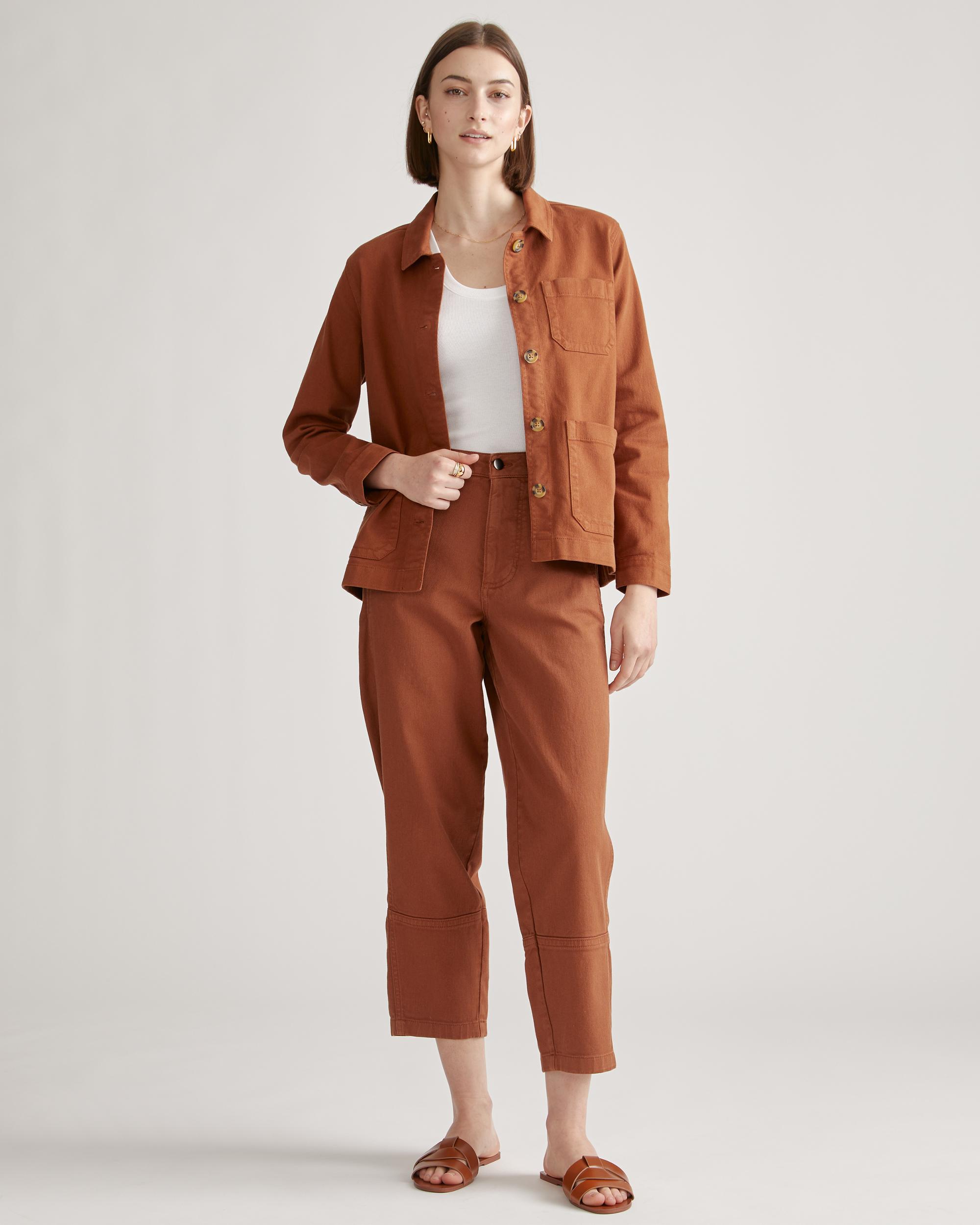 Quince | Women's Organic Comfort Stretch Chore Jacket Size XL, Organic Cotton Product Image