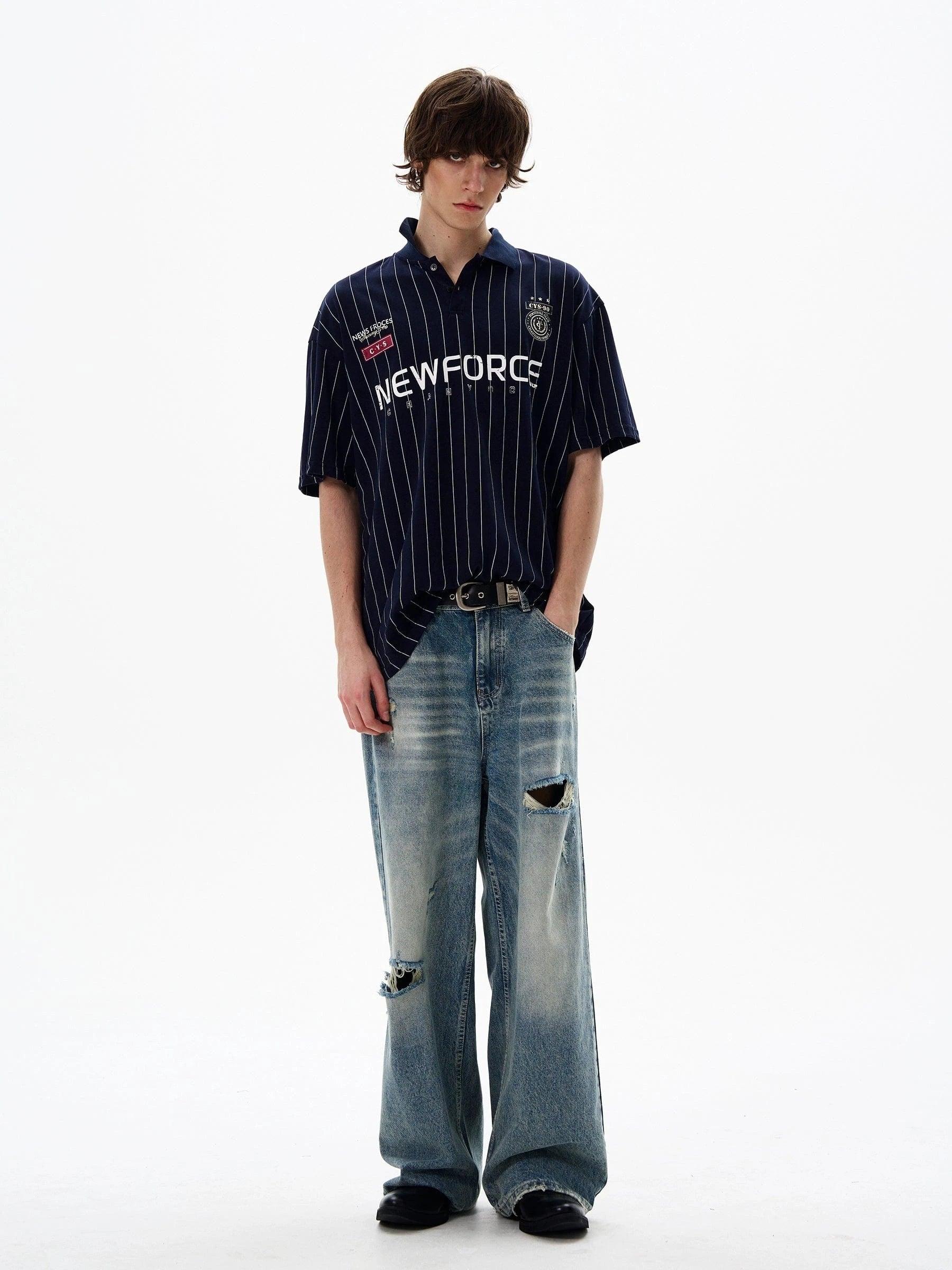 RT No. 13057 SOCCER STRIPED POLO Product Image