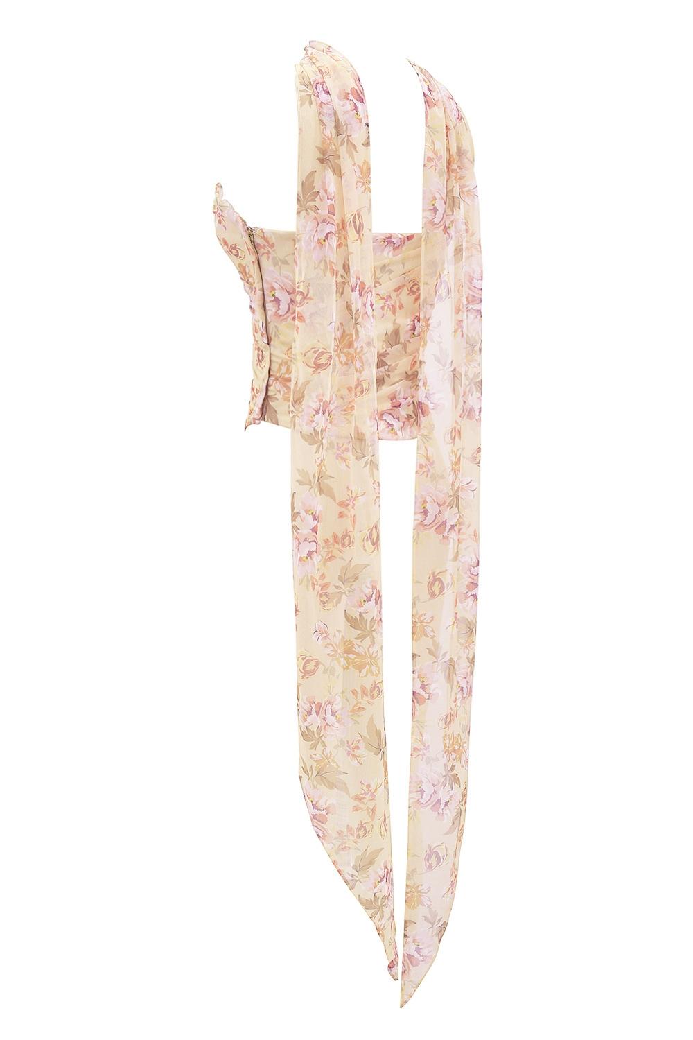 Robina  honeyflower print maxi dress - sale Product Image