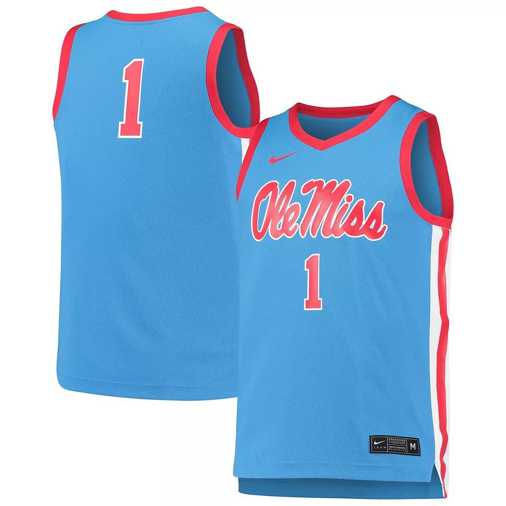 Ole Miss Basketball Nike Mens College Replica Jersey | P32818MISI25-ITB Product Image